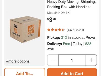 Moving Boxes w Handle