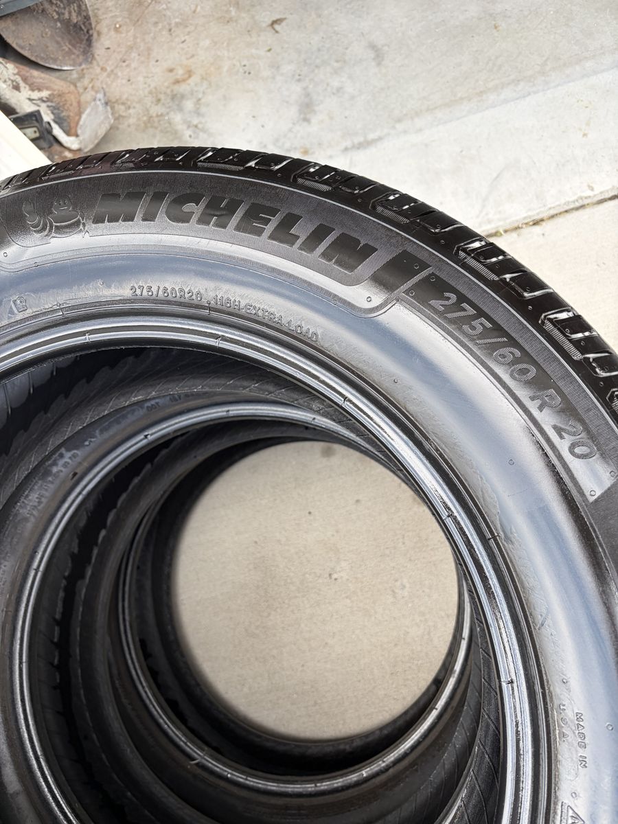 3 Michelin Defender LTX M/S2 275/60r20 Tires