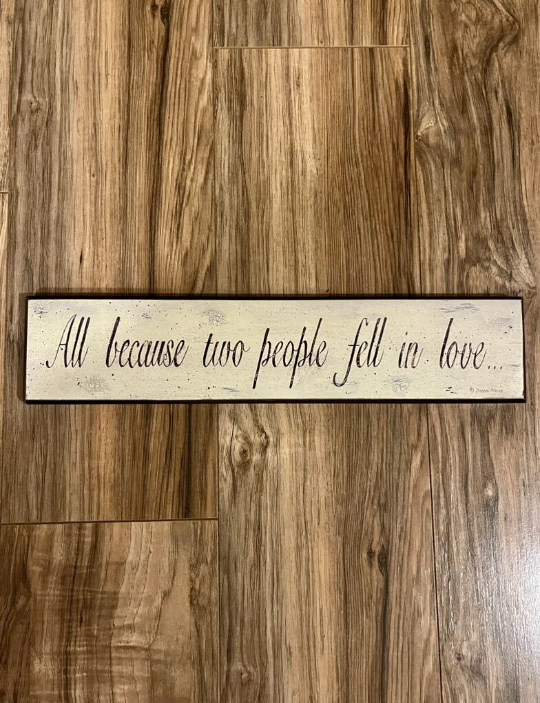 Wooden Quote Home Decor Sign
