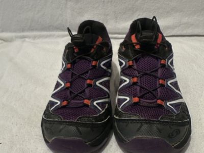 Salomon Toddler Size 12 Purple Mesh Hiking Shoes