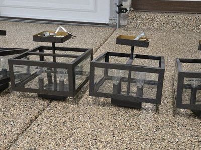 Ceiling Light Fixtures- Set of 4