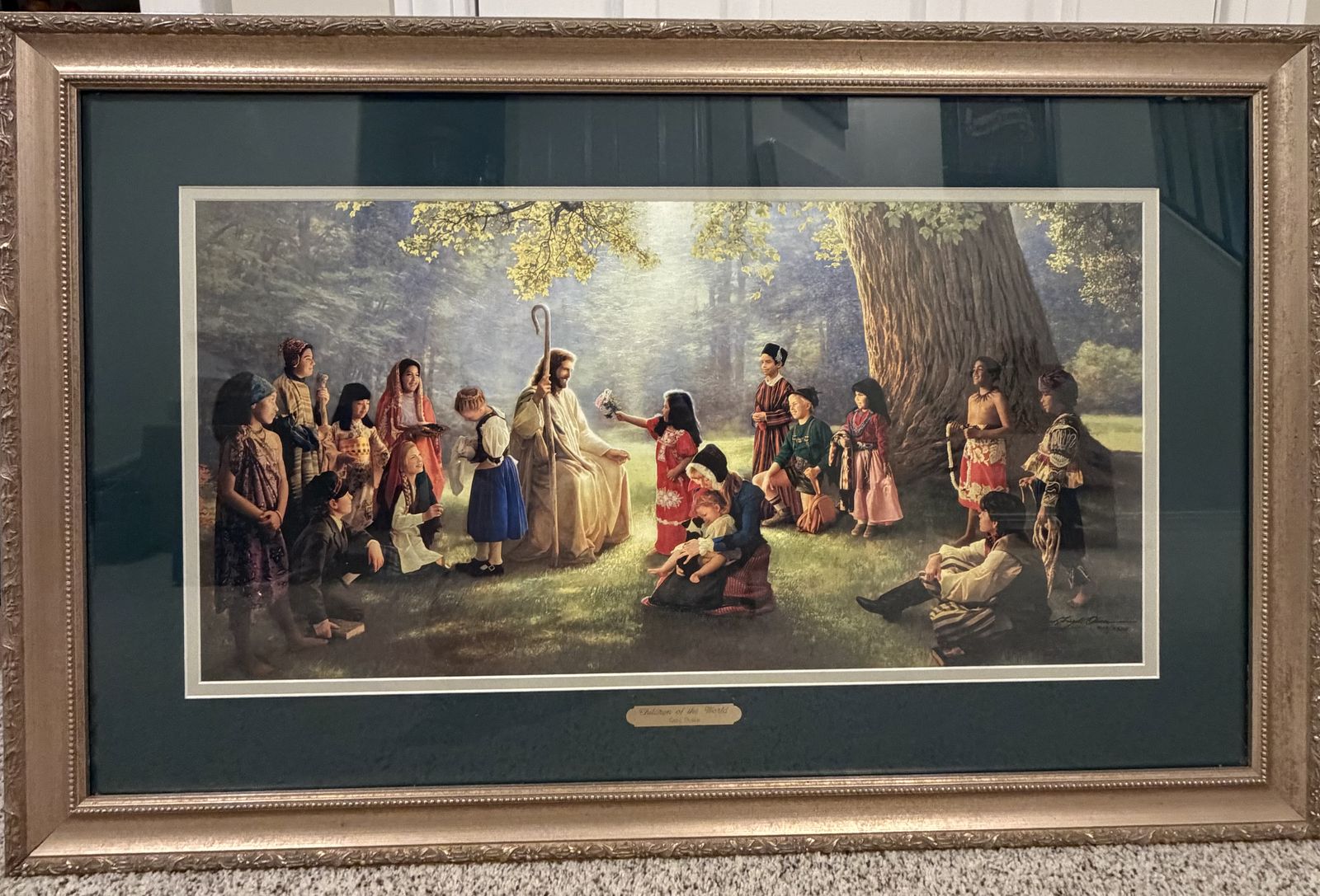 Greg Olsen Children of the World Signed and Framed Limited Edition Print