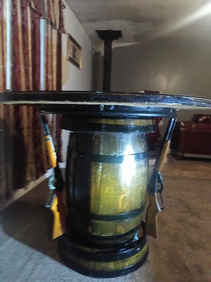 Custom table and bar stools