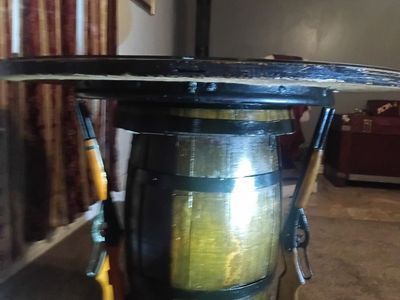 Custom table and bar stools