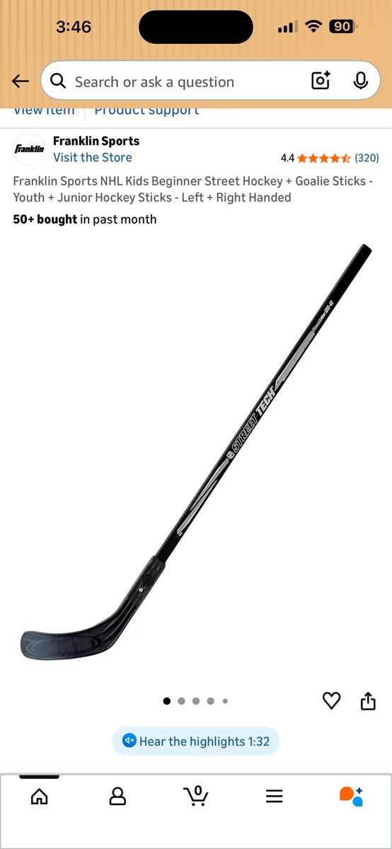 Street Hockey Sticks 8 available