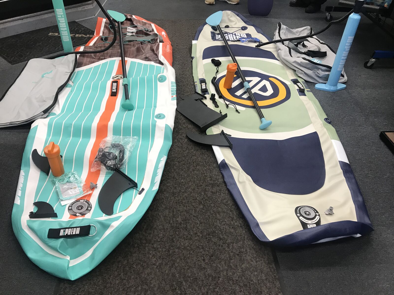 LAST ONE! new 10.6 inflatable paddleboard with everything you need for 225.00