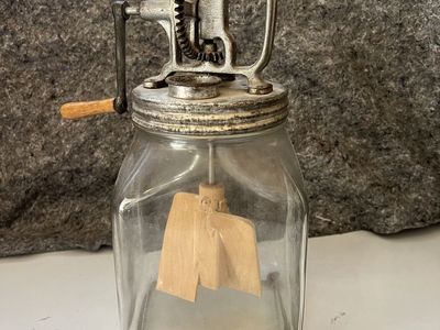 Antique Goass Butter Churn