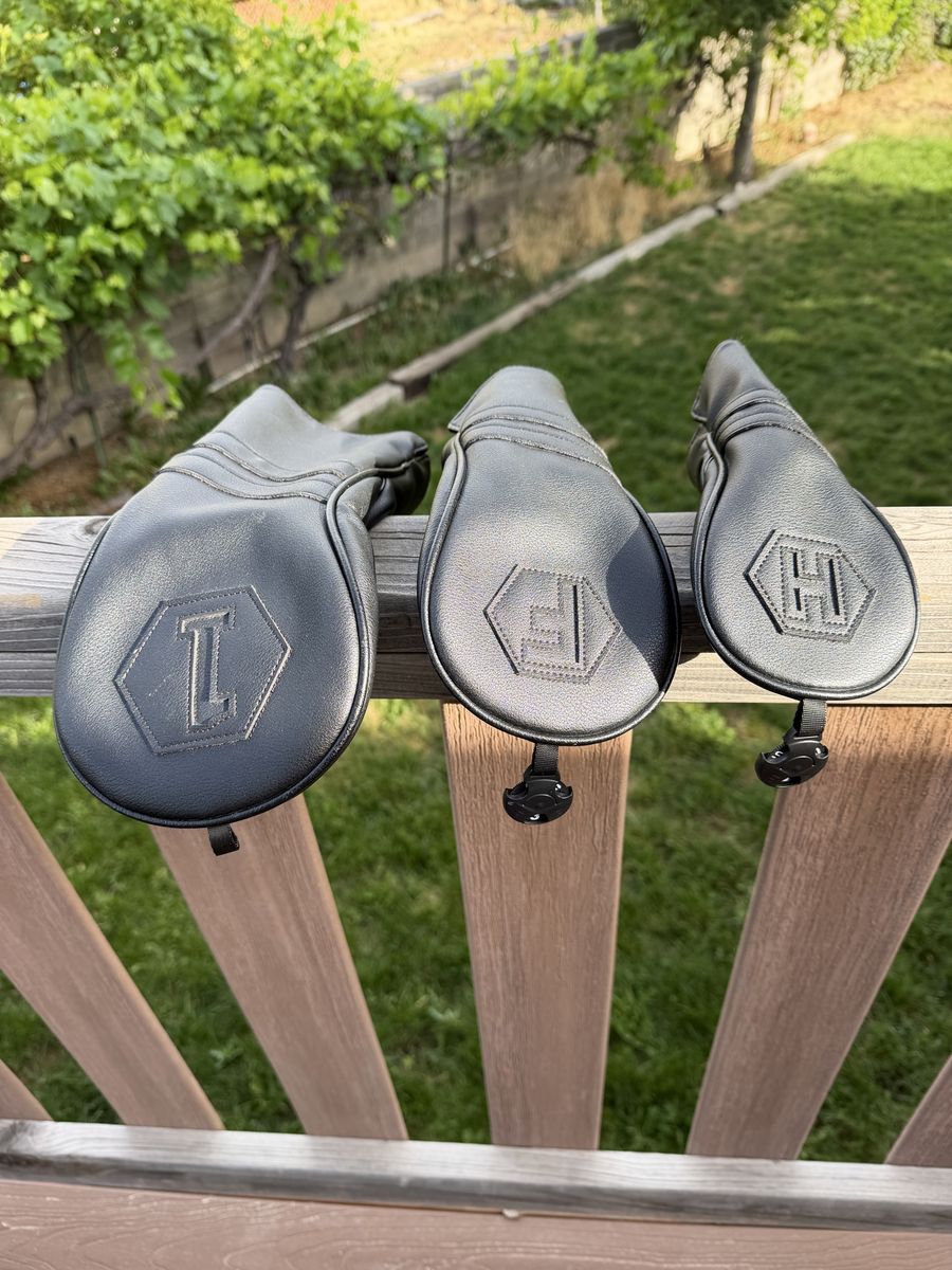 Golf Leather Headcover Set