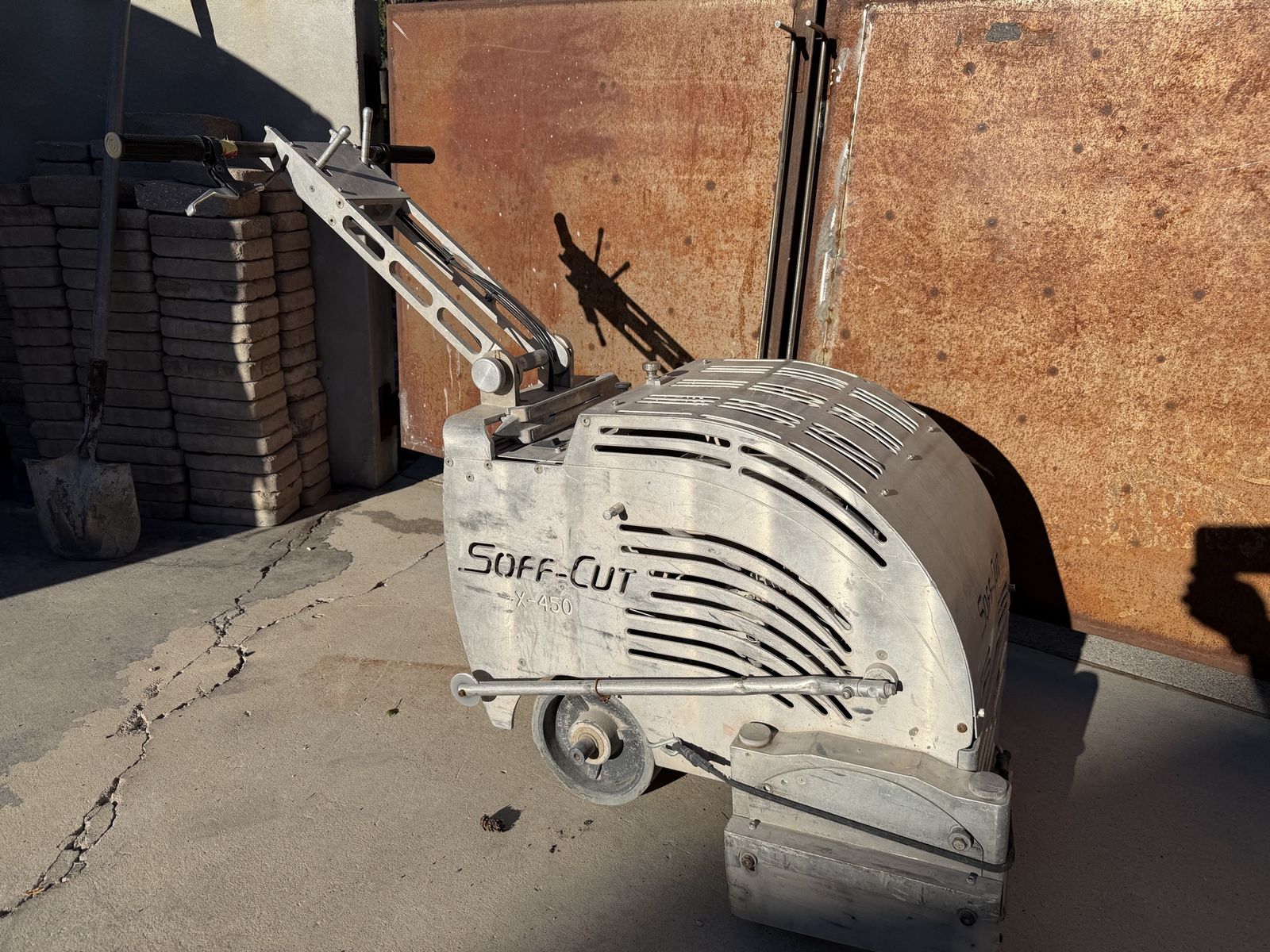 Soff-Cut X-450 Concrete Saw - Gas Powered