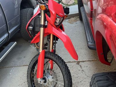 Like new, less than 500 miles. Comes with helmet, gloves, gas can if wanted.
