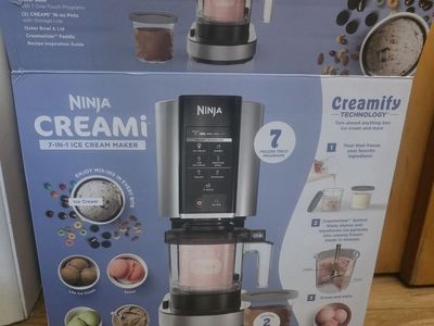 New Ninja CREAMi Ice Cream Maker 7 in 1