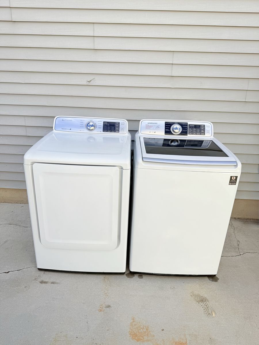 Samsung washer and electric dryer