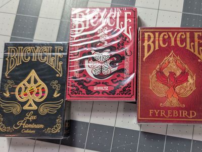 Three Bicycle Playing Card Decks