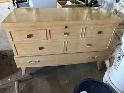 Vintage Lane Cedar Chest & Dresser Combo - Light Wood Finish, Cedar Interior Storage