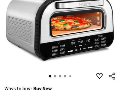 Gourmia All-in-One Pizza Oven Air Fryer & Toaster
