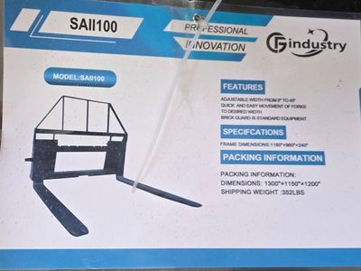 Universal Skid Steer Forks