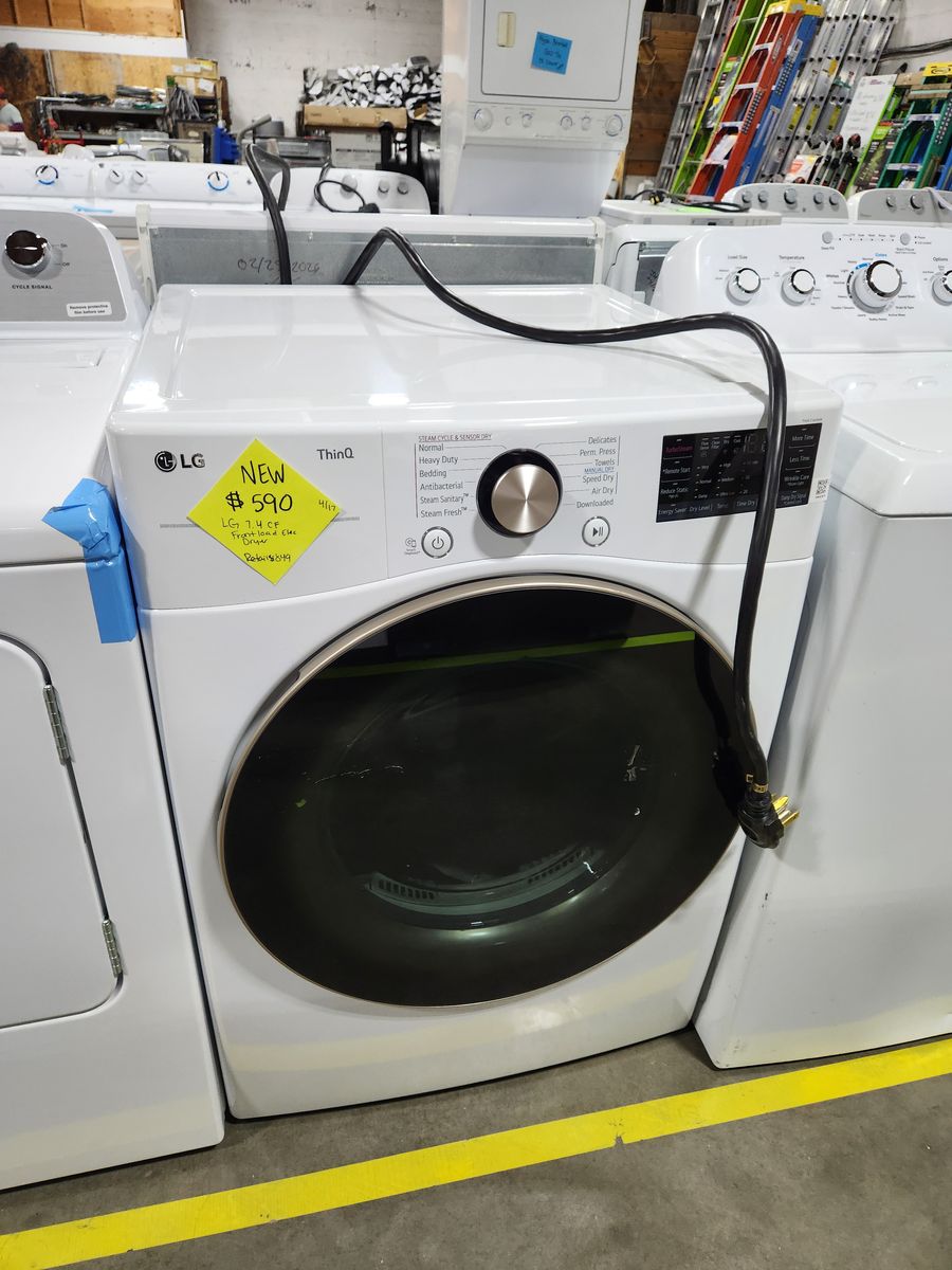 BEAUTIFUL BRAND NEW! LG THINQ FRONTLOAD ELECTRIC DRYER