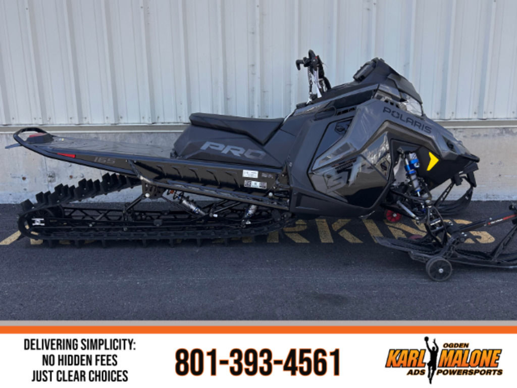 2025 Polaris® 9R PRO RMK 165 Shadow Gray / Gloss Black