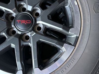 Toyota Tacoma TRD 18" Rims and 265/65R18 Tires with TPMS & Lug Nuts