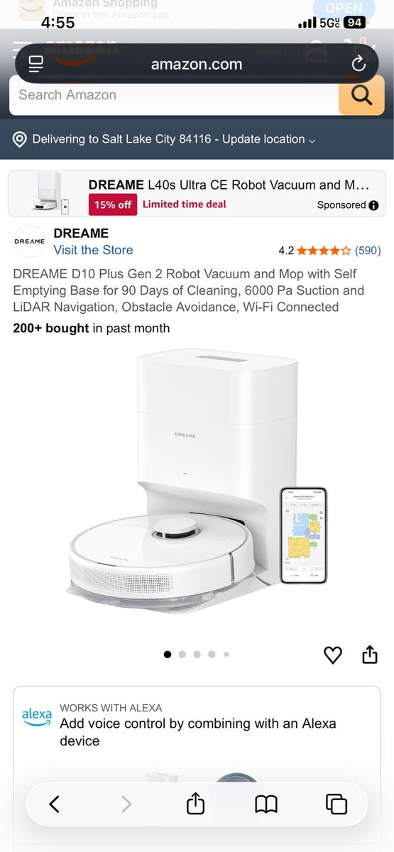 Dreame Robot Vacuum and Mop