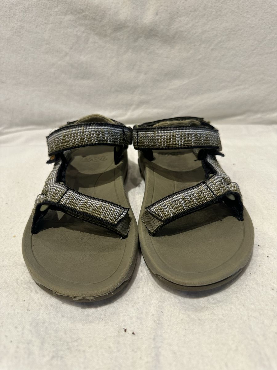 Teva toddler size 11 gray/olive green sports sandals