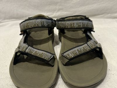 Teva toddler size 11 gray/olive green sports sandals