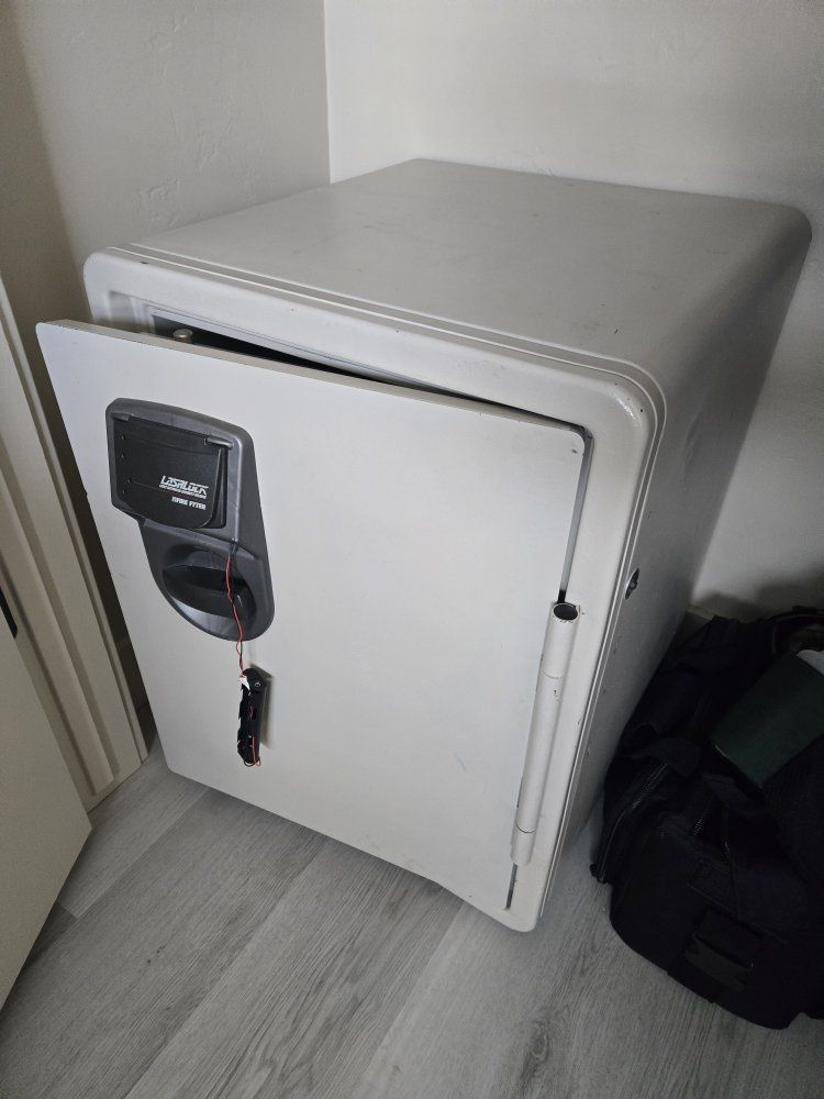 LASERLOCK Fire Fyter Digital Security Safe -FREE- Light Activated Release (Damaged)