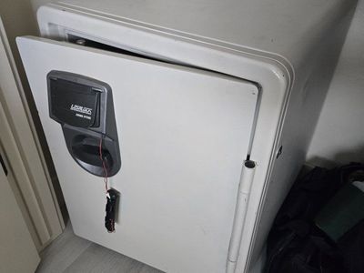 LASERLOCK Fire Fyter Digital Security Safe -FREE- Light Activated Release (Damaged)