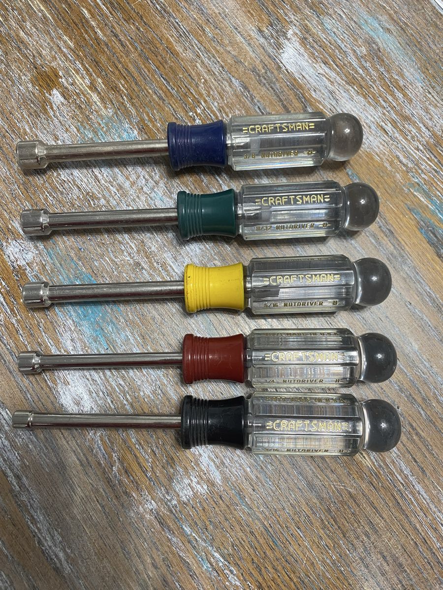 Craftsman Nut Drivers  H Series  6 Point Set of 5
