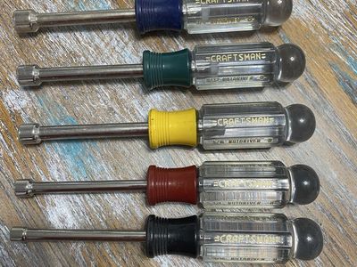 Craftsman Nut Drivers H Series 6 Point Set of 5
