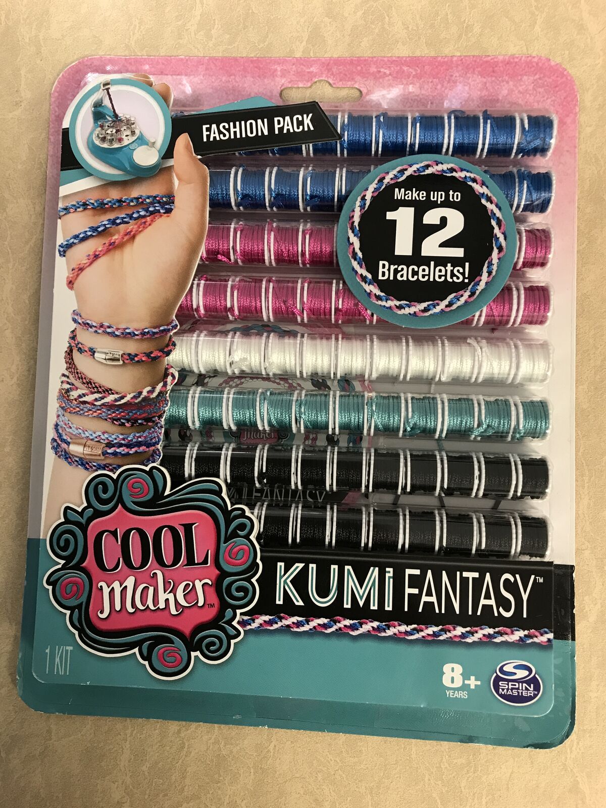 Cool Maker Kumi Fashion Pack Makes up to 12 Bracelets, 96 Spools, NIP