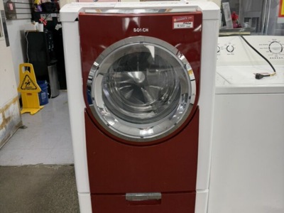 GOOD CONDITION BOSCH FRONT LOAD WASHER W-PEDESTAL