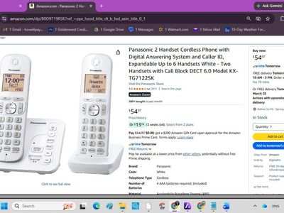 Cordless Landline Phones with Answering Machine