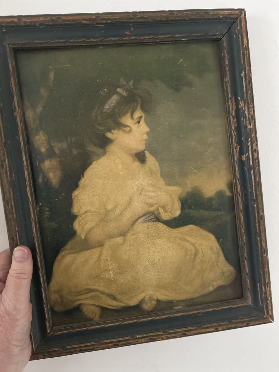 Vintage lithograph, Age Of Innocence