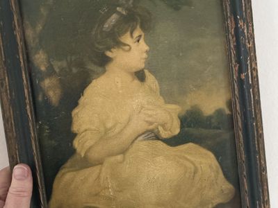 Vintage lithograph, Age Of Innocence