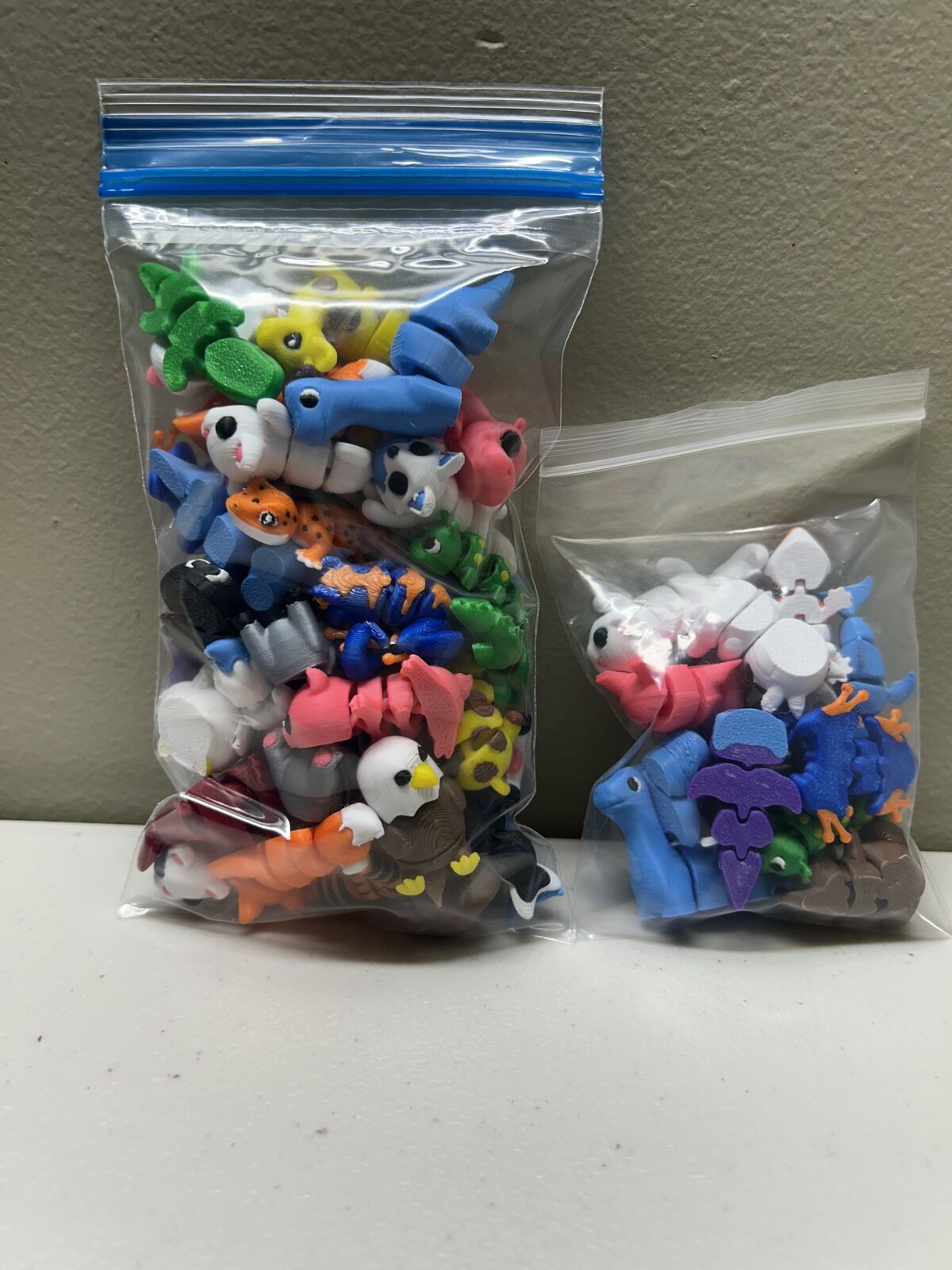 3D Printed Mini Animal Articulated Bags