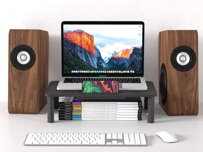 EVOOMI Back Saver Monitor Stand for Desk - 2 Pack Monitor Riser