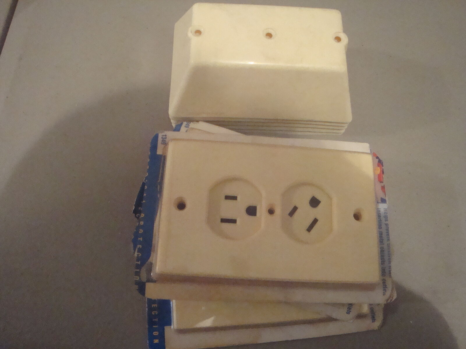 electrical outlet and plug covers.