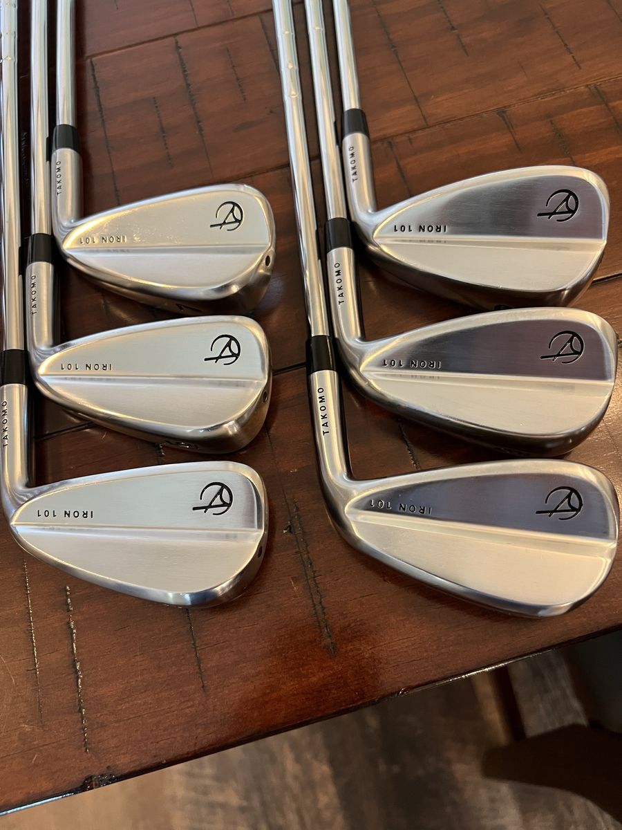 Takomo 101 iron set 5-PW w/KBS tour shafts