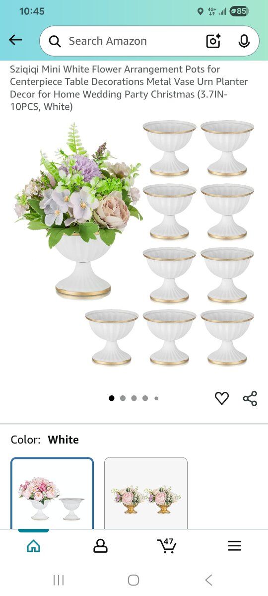 New mini flower arrangement pots