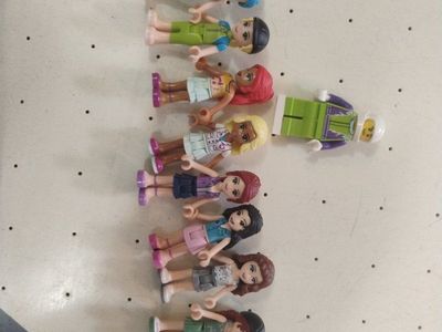 Lego Friends Minifigure Lot - Mixed Characters and Styles - 10 Figures