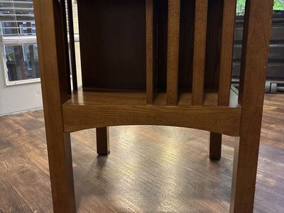 Square Mission Style all wood table