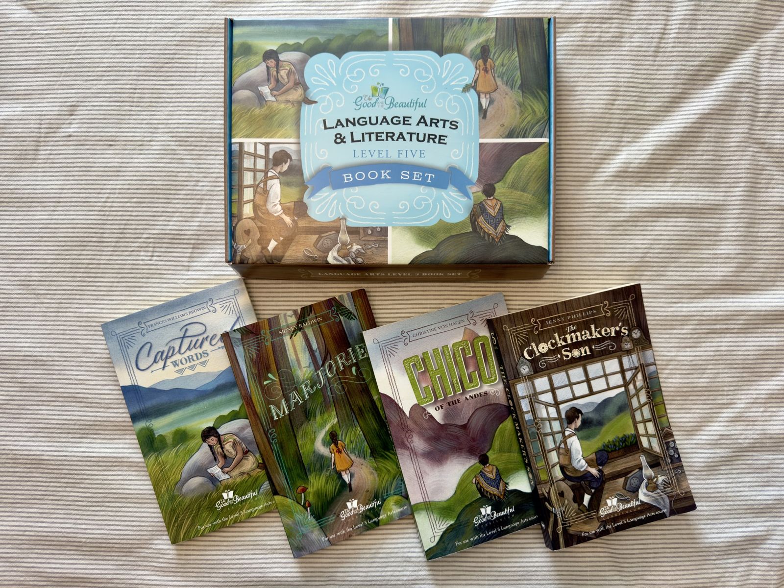 Good and Beautiful Language Arts & Literature Level 5 Book Set - Homeschool Curriculum