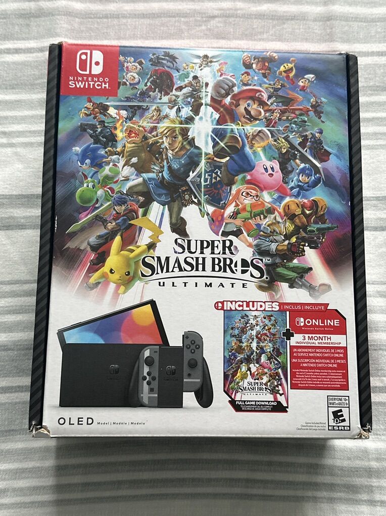 Nintendo Switch OLED Super Smash Bros Completed