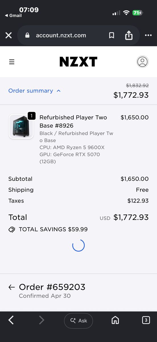NZXT Gaming PC