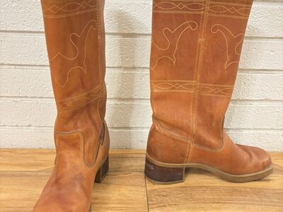 Mens Campus Riding Boots Sz 9