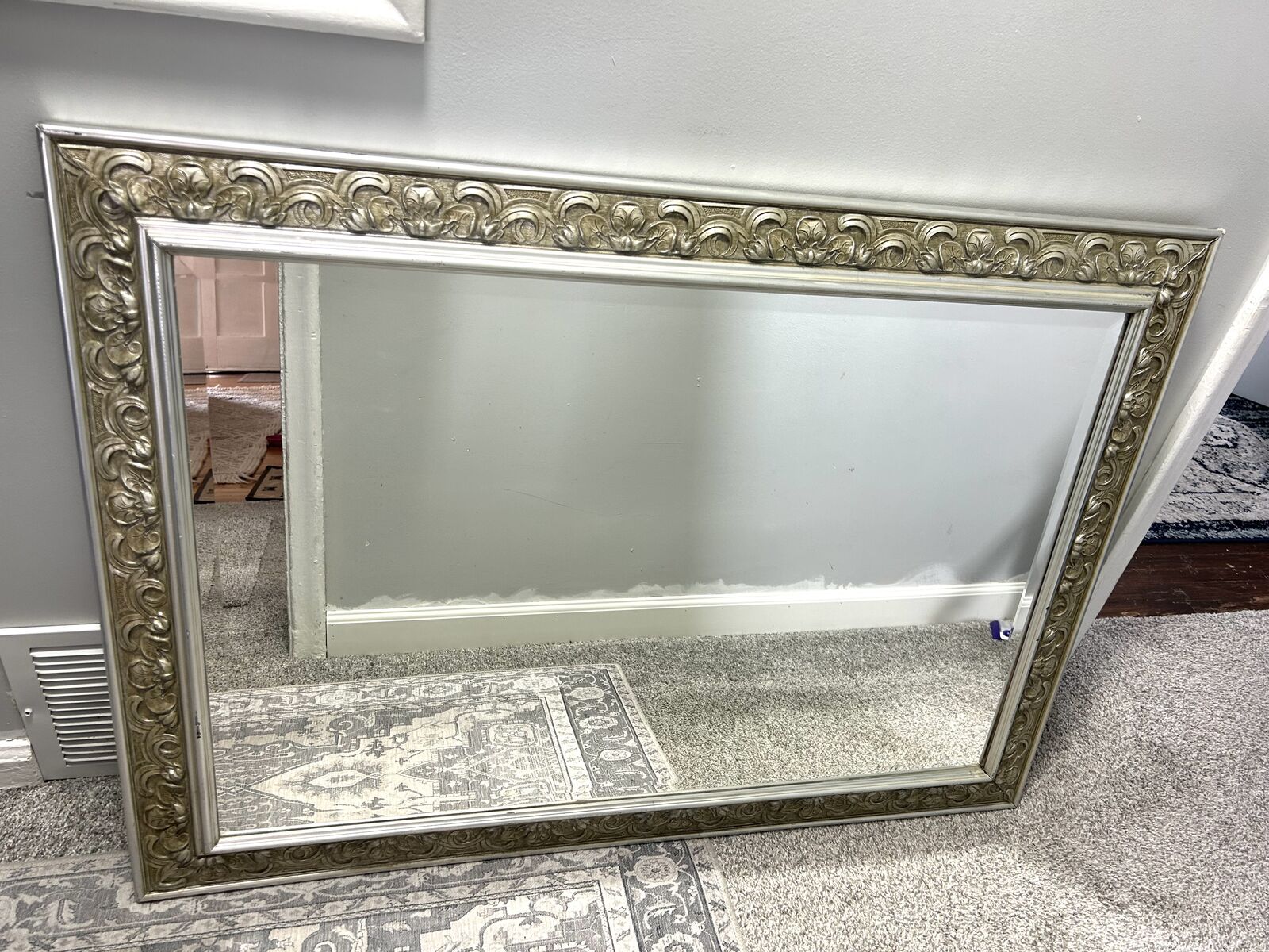 Large Decorative Framed Mirror