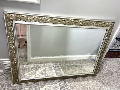 Large Decorative Framed Mirror