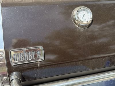 Weber Genesis Gas Grill - Brown with Stainless Accents & Built-in Thermometer - Used Outdoor BBQ