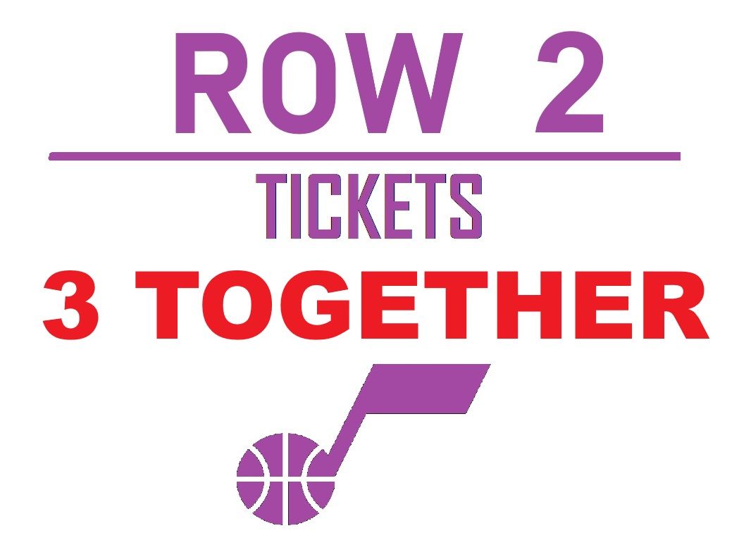 Denver Nuggets vs Utah Jazz - ROW 2 TICKETS - 3 TOGETHER